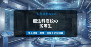ホログラムの魔法陣が浮かび上がる、近未来的な魔法工学研究所のブルーの色調の内部