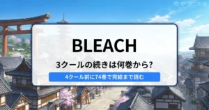 BLEACH 3クールの続きは何巻から？ 4クール前に74巻で完結まで読む