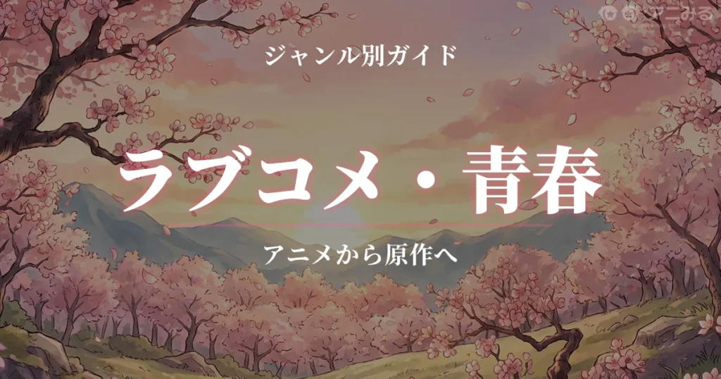 ラブコメ・青春アニメのおすすめ作品と原作ガイドまとめ