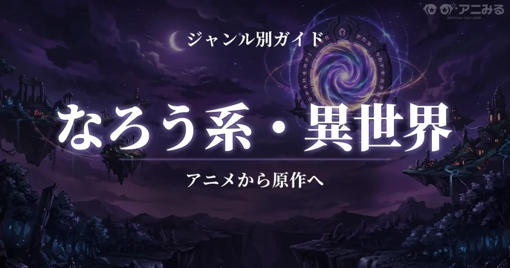 なろう系・異世界アニメのおすすめ作品と原作ガイドまとめ