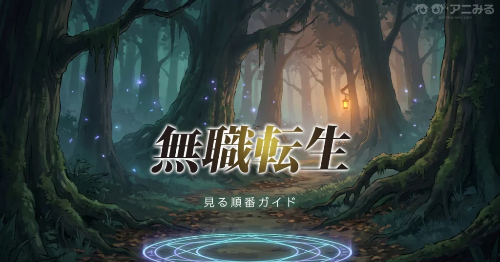 無職転生のアニメを見る順番を解説する記事のアイキャッチ画像