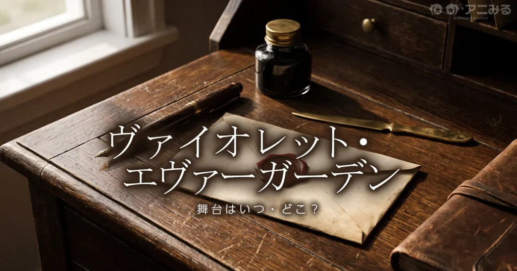 ヴァイオレット・エヴァーガーデンの時代背景と元ネタを解説する記事のアイキャッチ画像